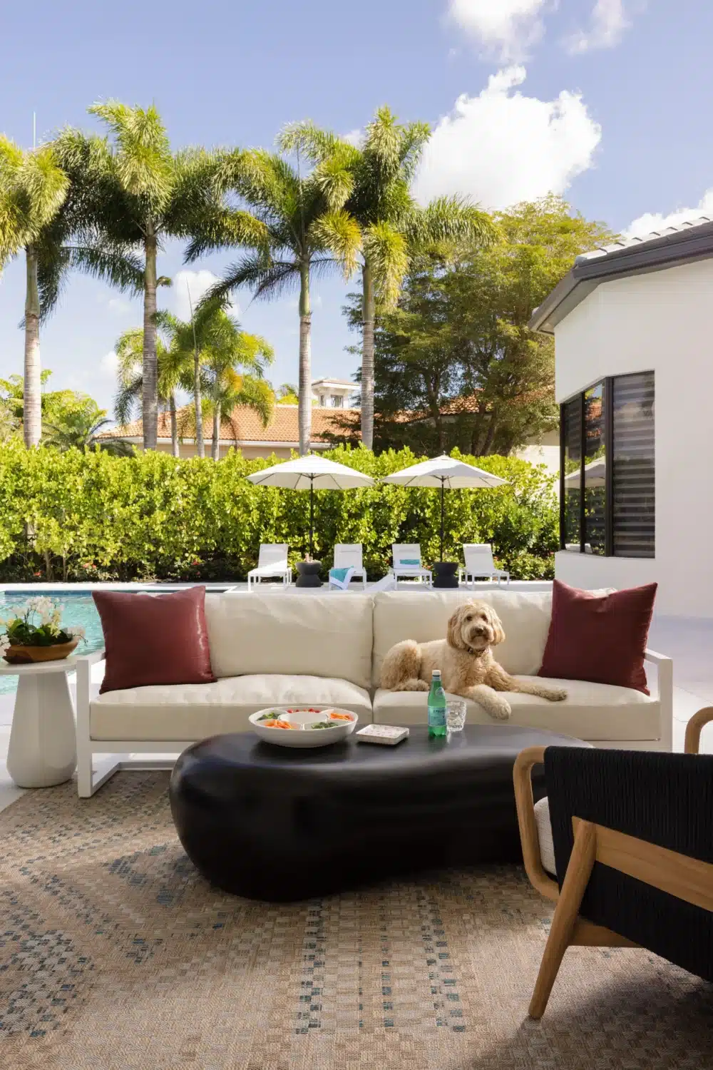 Custom designed luxury exterior with modern pieces